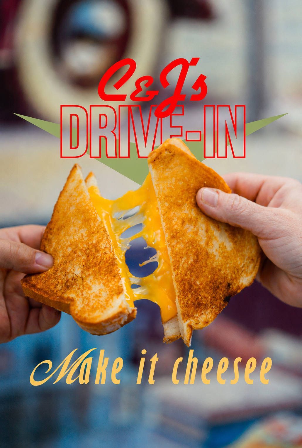C&J's Drive-In — Make it Cheesee grilled cheese pull-apart